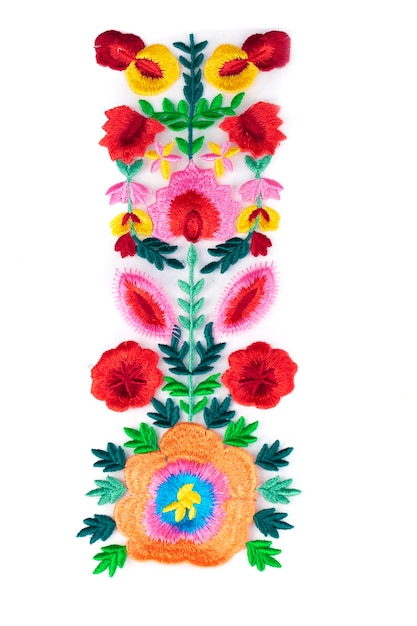 Detal haftu ludowego